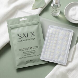 SALX Hydrocolloid Pimple Patches (36 Patches)